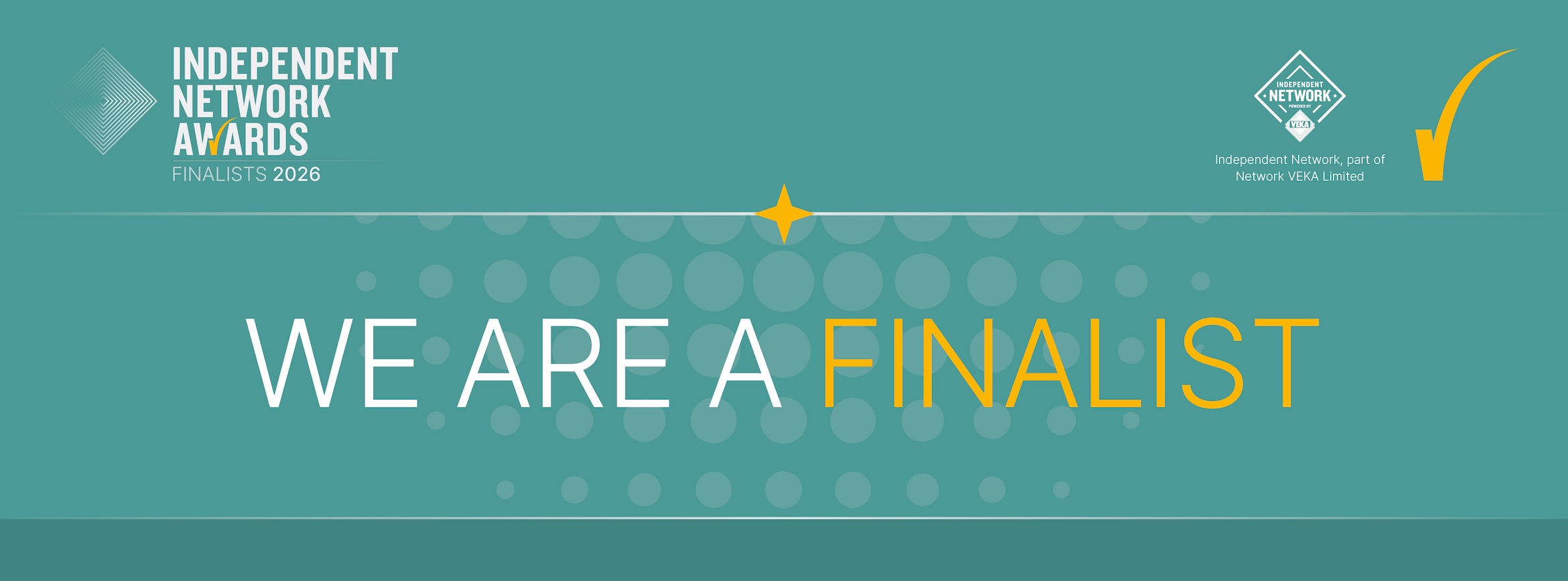 Independent Network Awards 2026 - We are a finalist